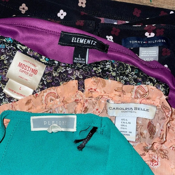 Lof of 5 Shirts.  Size Large. - Picture 2 of 12